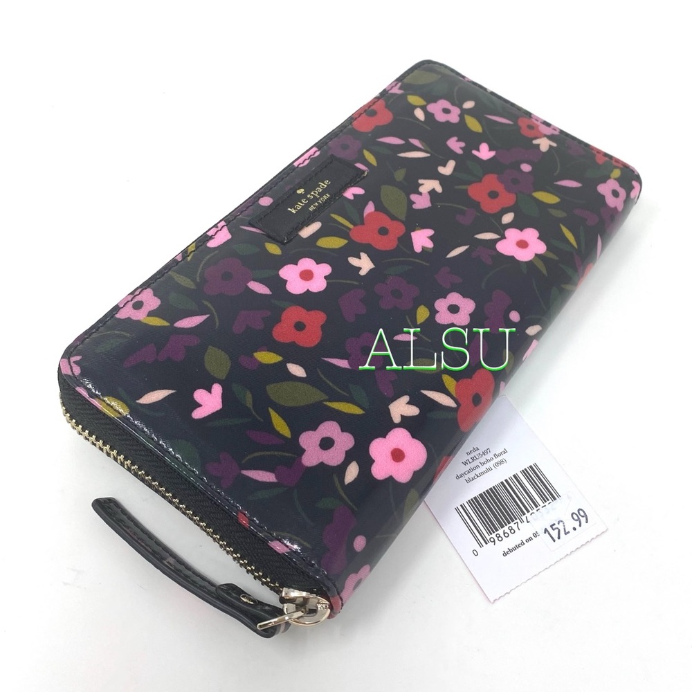 Kate ♠️Spade Neda Daycation Boho Floral Wallet - Picture 4 of 5